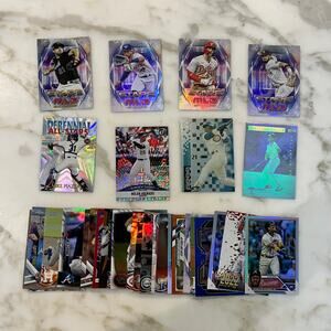 35 pack of Chrome Baseball Trading Cards in Mint condition - Various Brands